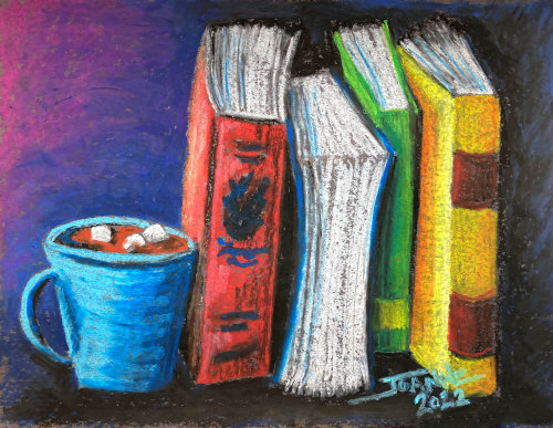 Books Stilllife copyright Joanne Howard 2022