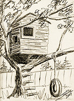 Treehouse copyright Joanne Howard 2007