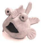 Pinch Pot Fish Sculpture copyright Joanne Howard 2000