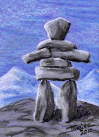 Inuksuk copyright Joanne Howard 2010